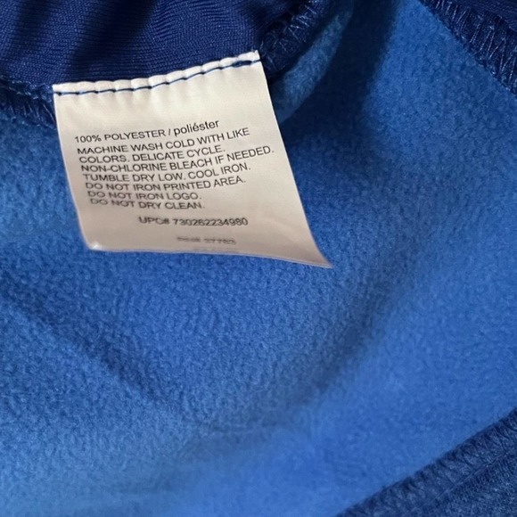 Callaway Men's 1/4 Zip Long Sleeve Fleece Lined Pullover Sweater Size Large Blue - Picture 4 of 5